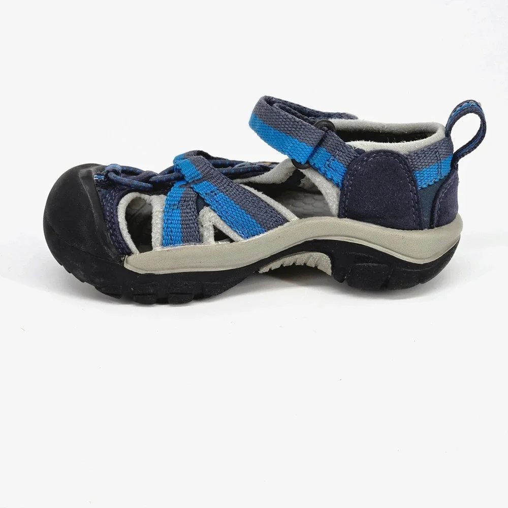 KEEN Kids Newport H2 Waterproof Sport Sandals Blue Depths Toddler Size 9 VGUC